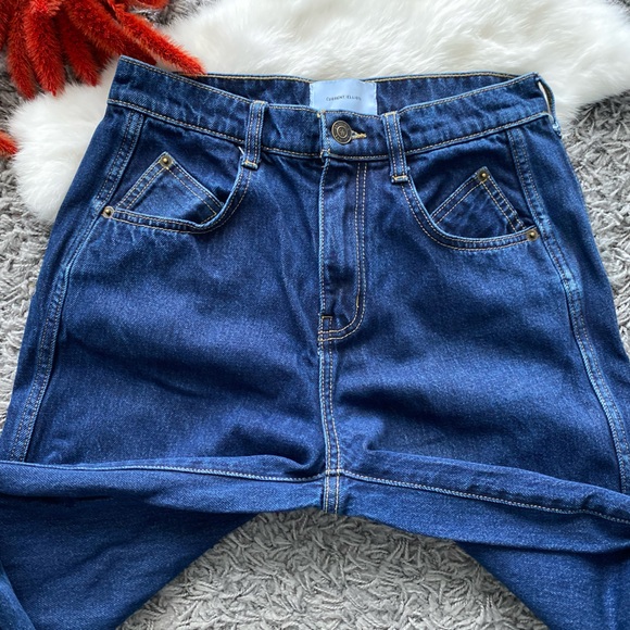Current Elliott Jeans Blue Full Barrel High Waisted - Picture 3 of 11